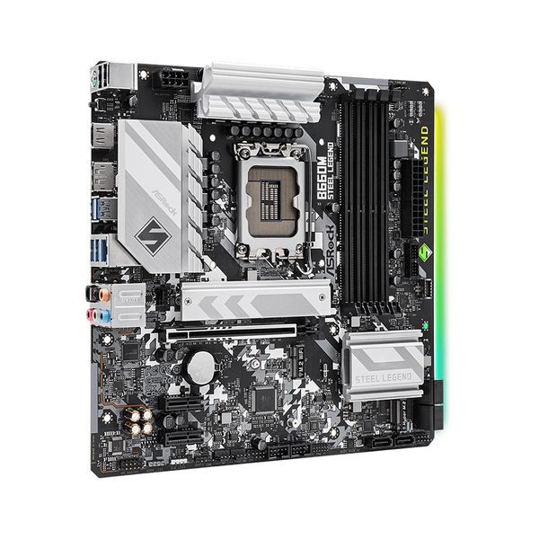 MAIN ASROCK B660M STEEL LEGEND (Intel B660, Socket 1700, M-ATX, 4 khe RAM DDR4)