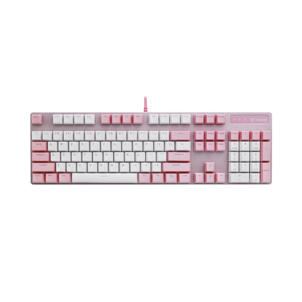 Bàn Phím Cơ Rapoo V500 Pro Pink White Brown Switch