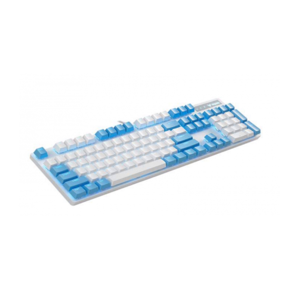 BÀN PHÍM CƠ RAPOO V500 PRO WHITE BLUE BLUE SWITCH