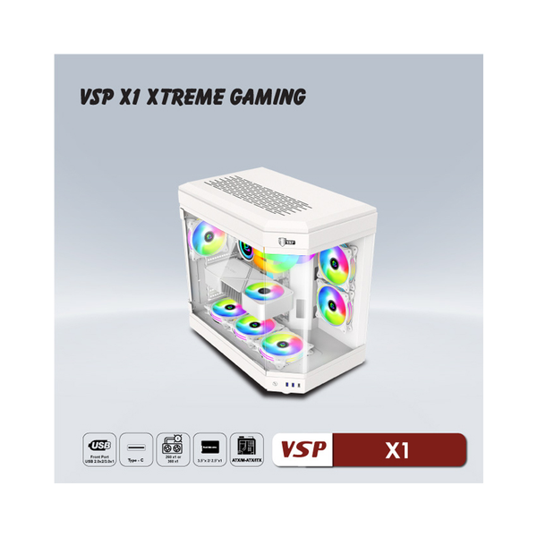 Case VSP X1 Extreme Gaming White