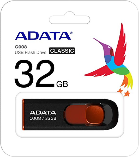 USB ADATA 32GB (AC008-32G-RKD) - BẢO HÀNH 60 THÁNG