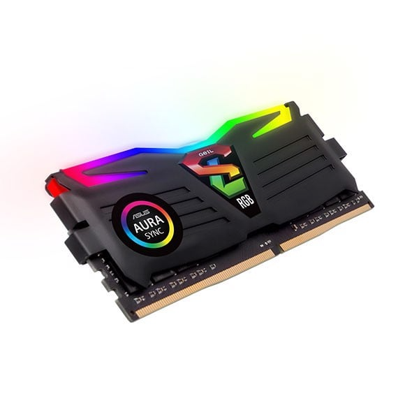 RAM DDR4 16GB GEIL SUPER LUCE BUSS 3200 RGB BLACK