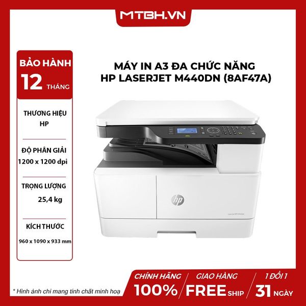 Máy in A3 đa chức năng HP LaserJet M440dn (8AF47A)