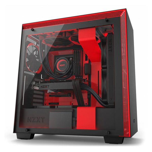 CASE NZXT H700i SMART ATX BLACK/RED NEW