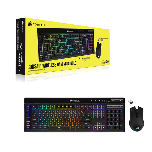 Combo Bàn Phím Corsair K57 Wirelesss + Chuột Corsair Harpoon Wireless RGB