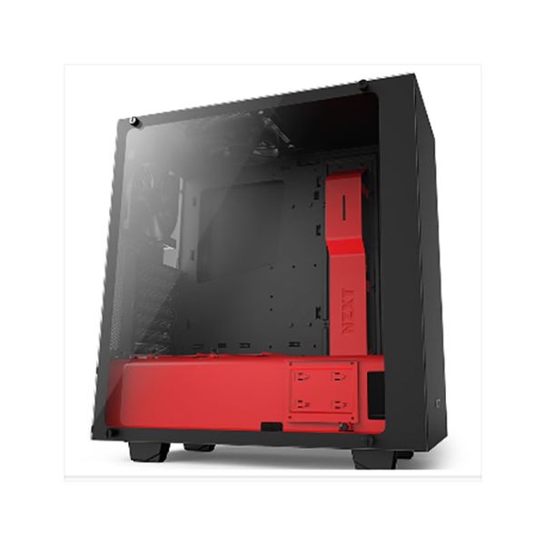 CASE NZXT S340 ELITE MATTE MID TOWER BLACK/RED NEW