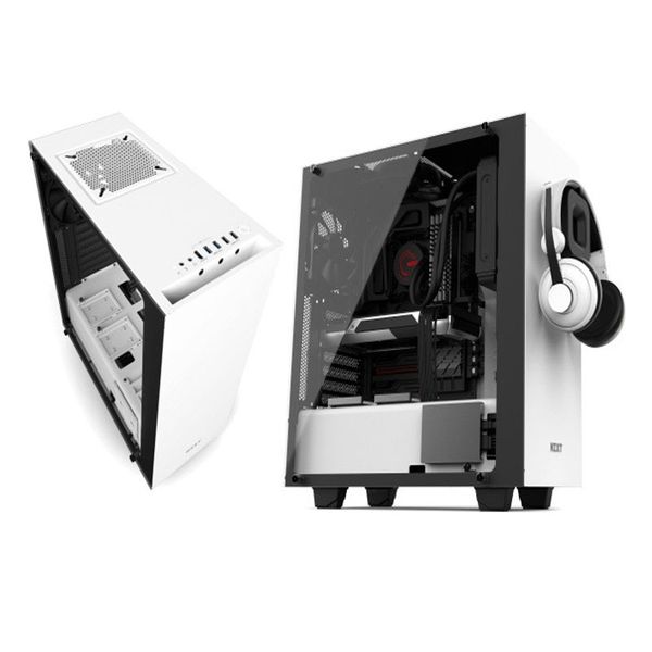 CASE NZXT S340 ELITE MATTE MID TOWER WHTE NEW