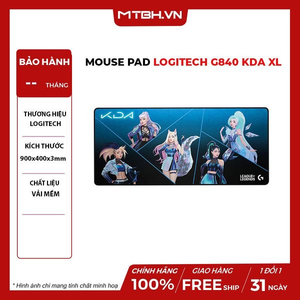 MOUSE PAD Logitech G840 KDA XL