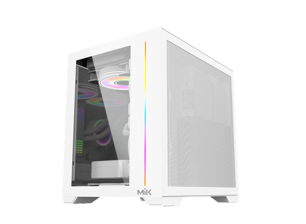 CASE MIK LV12 MINI ELITE GAMING WHITE