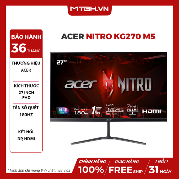 MÀN HÌNH LCD ACER NITRO KG270 M5 27