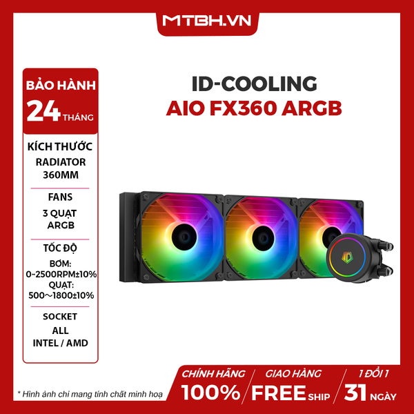 BỘ TẢN NHIỆT NƯỚC ID-COOLING FX360 ARGB