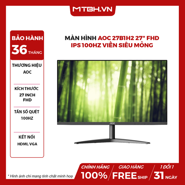 MÀN HÌNH LCD AOC 27B1H2 27