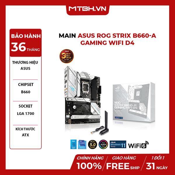 Main Asus B660-A ROG STRIX GAMING WIFI D4