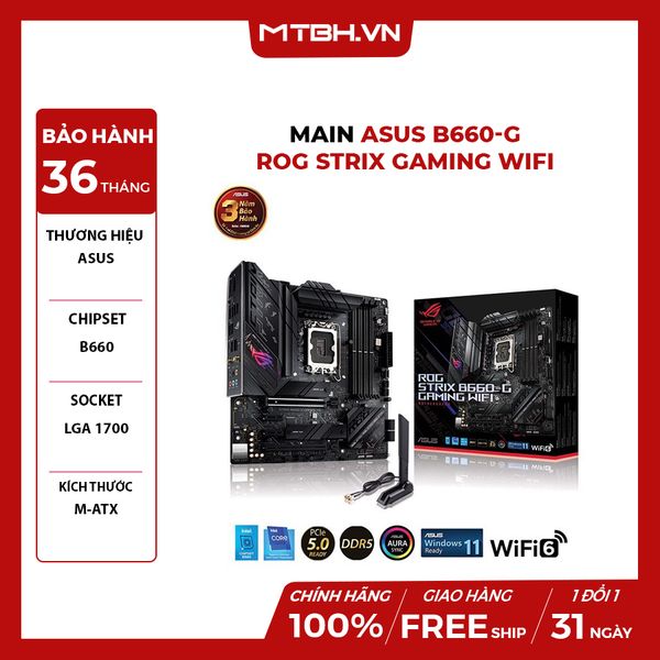 Main Asus B660-G ROG STRIX GAMING WIFI DDR5