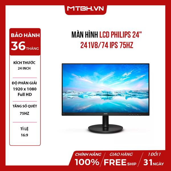 MÀN HÌNH LCD PHILIPS 24