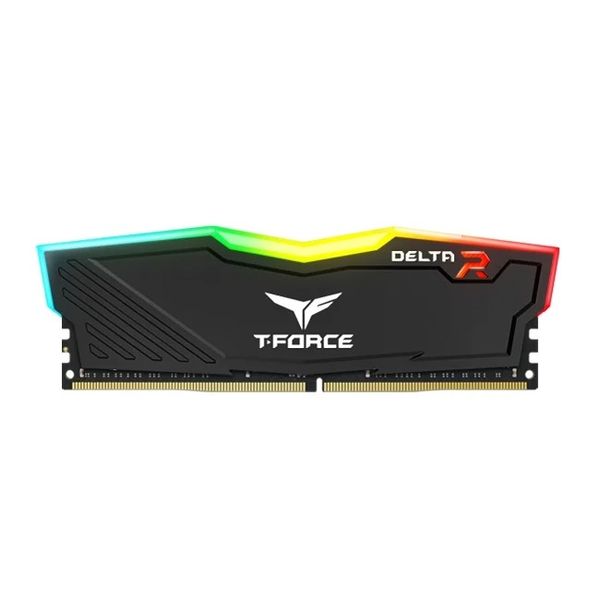 RAM DDR4 8GB TEAMGROUP T-FORCE DELTA BLACK 3200Mhz RGB