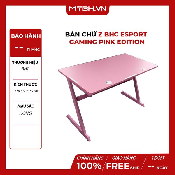 BÀN CHỮ Z BHC ESPORT GAMING PINK EDITION