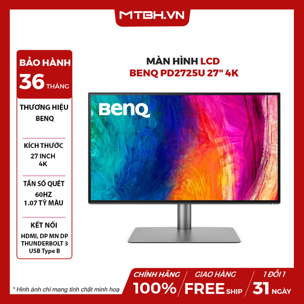 MÀN HÌNH LCD BENQ PD2725U 27