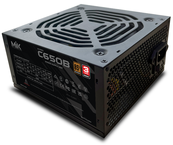 NGUỒN MIK 650W SPOWER C650B 85% EFFICIENCY DUAL CPU