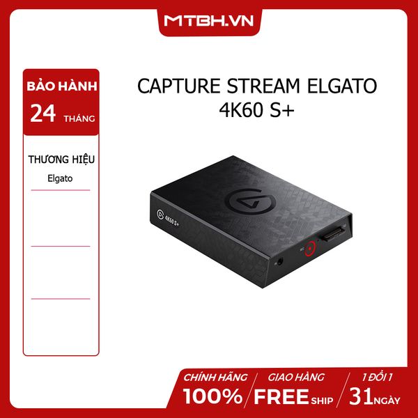 CAPTURE STREAM ELGATO 4K60 S+