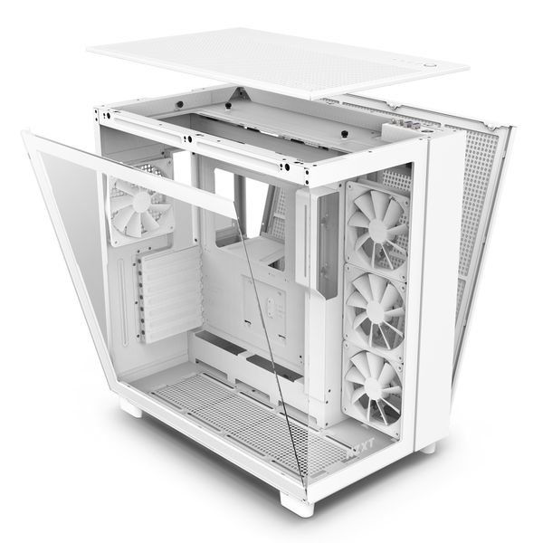 CASE NZXT H9 FLOW ALL WHITE