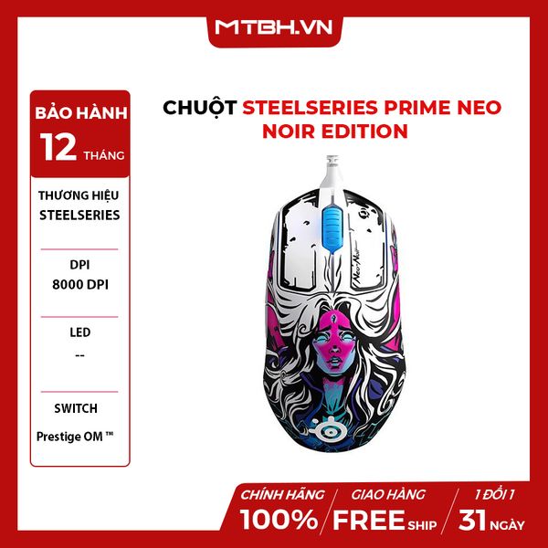 Chuột Steelseries Prime Neo Noir Edition