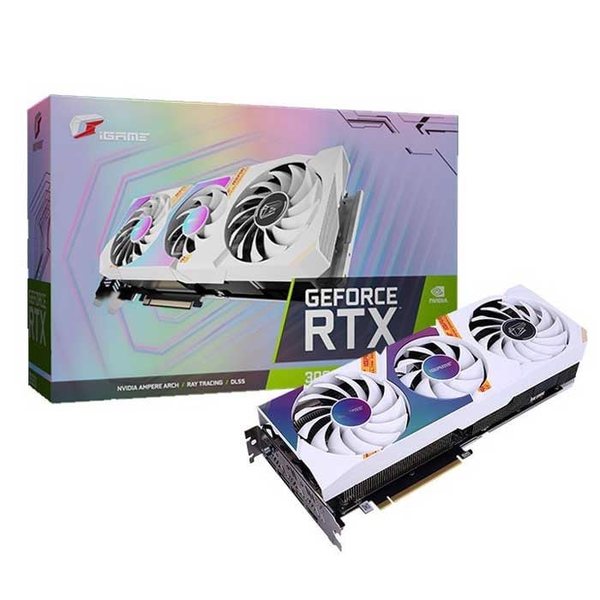 VGA Colorful RTX 3060 Ti iGame Ultra White OC 8G G6X V2-V