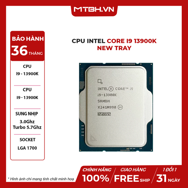 CPU Intel Core i9 13900K Tray 13TH