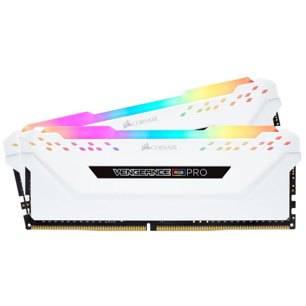 RAM DDR4 CORSAIR VENGEANCE PRO RGB 16GB (2x8) BUS 3200 C16 - WHITE EDITION