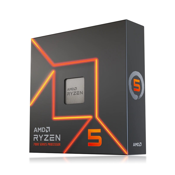 CPU AMD Ryzen 5 7600 (3.8 GHz Upto 5.1GHz / 38MB / 6 Cores, 12 Threads / 65W / Socket AM5)