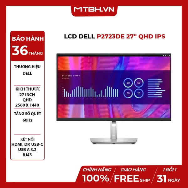 MÀN HÌNH LCD DELL P2723DE 27