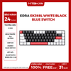 BÀN PHÍM CƠ E-DRA EK368L WHITE BLACK BLUE SWITCH (BLUETOOTH, WIRELESS 2.4G)
