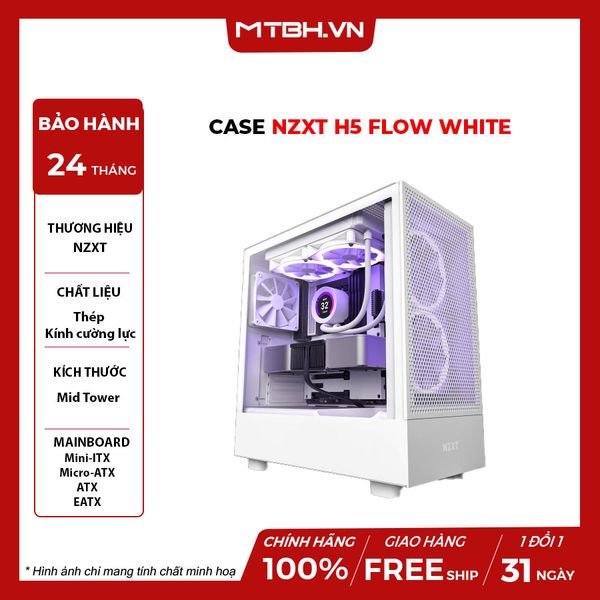 Case NZXT H5 Flow White