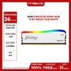 RAM KINGSTON DDR4 16GB FURY BEAST RGB WHITE SE BUSS 3200MHz