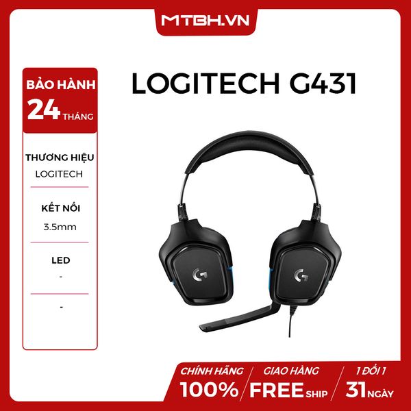 TAI NGHE LOGITECH G431 7.1 Surround