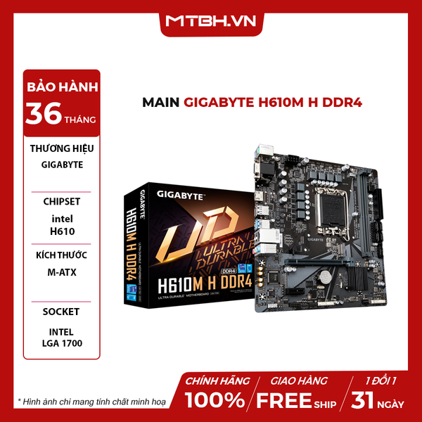 Main Gigabyte H610M H V2 DDR4