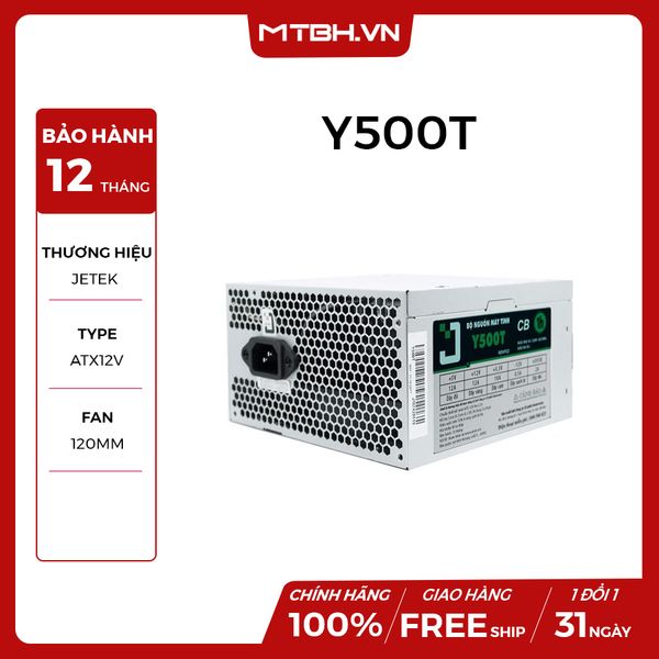 PSU JETEK Y500T 500W NEW BH 12TH