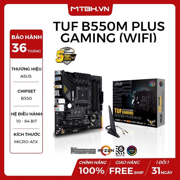 MAIN ASUS B550M TUF PLUS GAMING WIFI (AMD)