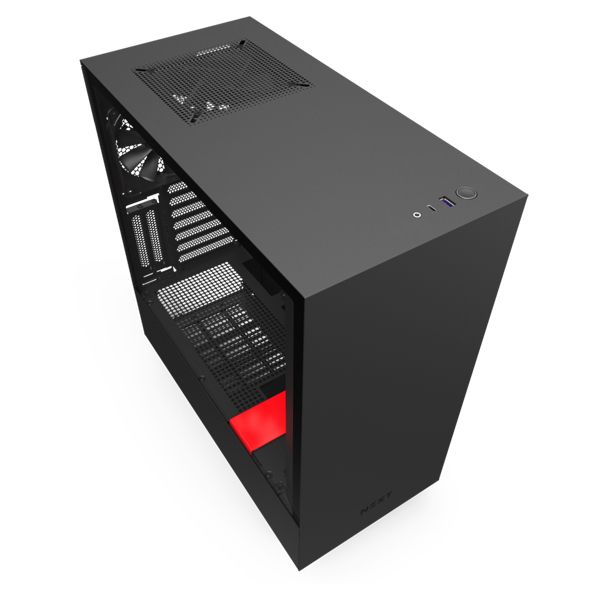 CASE NZXT H510i BLACK/RED