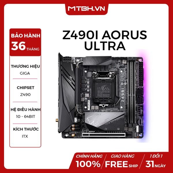 MAIN GIGA Z490I AORUS ULTRA – Máy Tính Biên Hòa