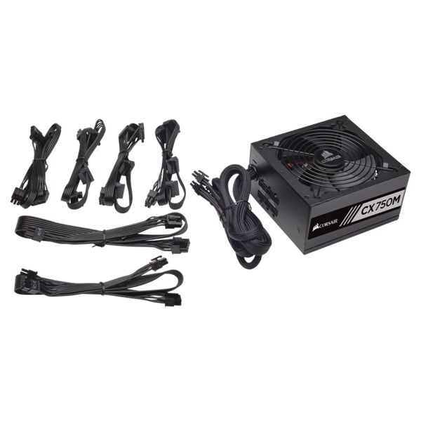 PSU CORSAIR 750W CX750M NEW