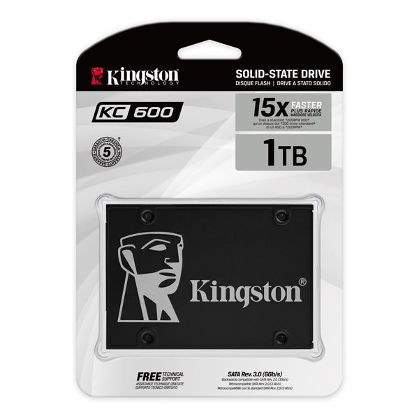 SSD KINGSTON KC600 1024GB 2.5 SATA3