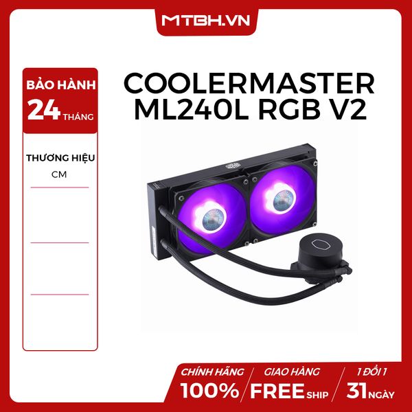 TẢN NHIỆT NƯỚC COOLERMASTER ML240L RGB V2