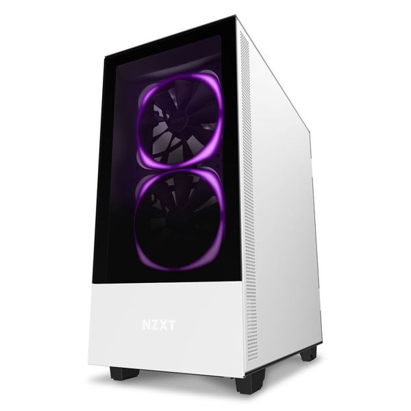 CASE NZXT H510 ELITE WHITE/BLACK