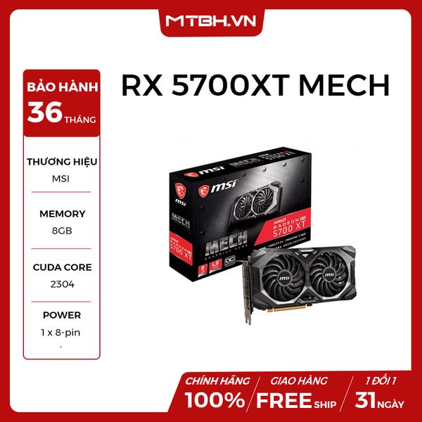 VGA MSI RX 5700 XT MECH OC RADEON