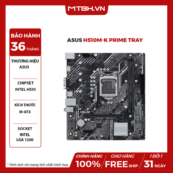 MAIN ASUS H510M-K PRIME TRAY