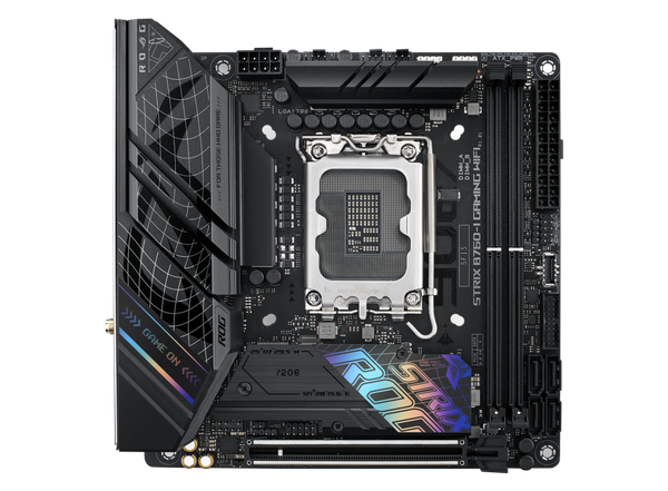 MAIN ASUS B760-I ROG STRIX GAMING WIFI D5 ( WiFi 6E / LGA1700 / Mini-ITX / 2xDDR5 )