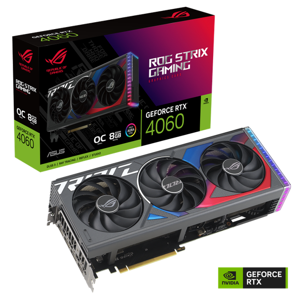 VGA ASUS RTX 4060 ROG STRIX O8G GAMING