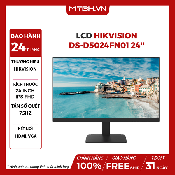 MÀN HÌNH LCD HIKVISION DS-D5024FN01 24