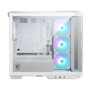 CASE MSI MAG PANO M100R PZ WHITE M-ATX